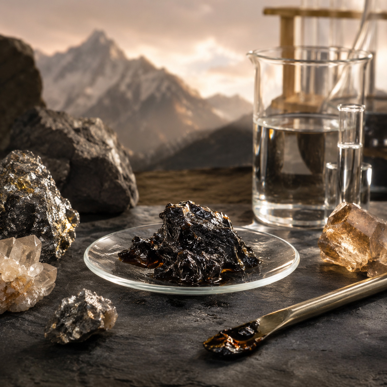 Co Shilajit skutečně obsahuje? Minerály, fulvové kyseliny a nové analýzy
